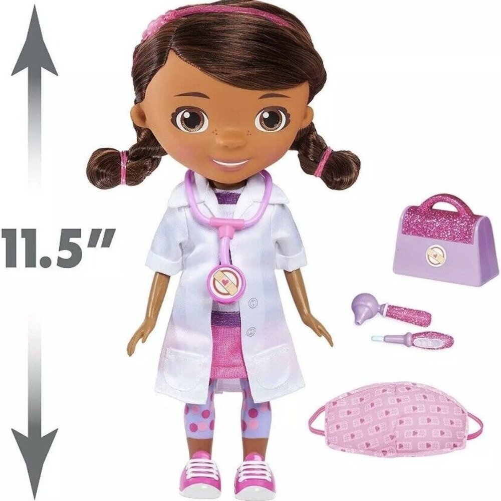Doc McStuffins Wash Your Hands Singing Doll with Mask & Accessories - Picture 5 of 11